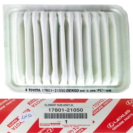 Genuine Toyota OEM Air Filter Element - 17801-21050