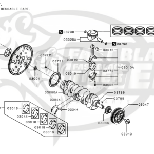 snap ring piston MQ700546
