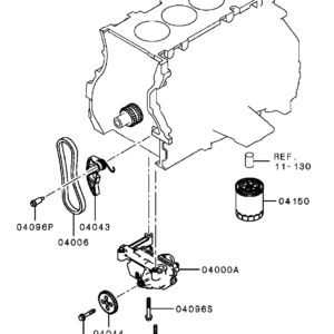 bolt eng oil pump 1210A027
