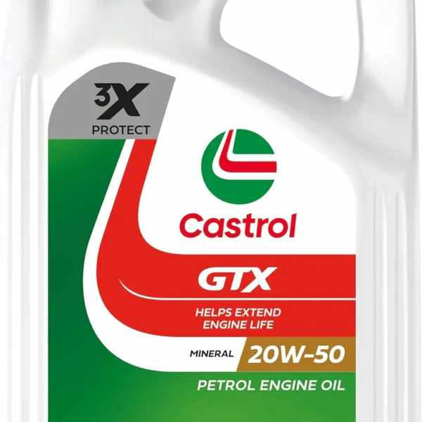Castrol gtx 20W-50 Petrol Engine Oil – 4 Ltr