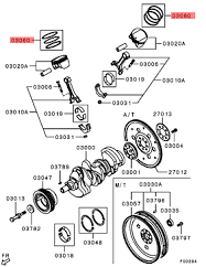 piston pin assy 1110D637