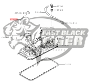 hose rocker cover breather 1035A482