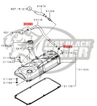 clip rocker cover MS660225