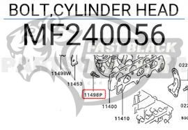 bolt cylinder head MF240056