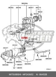bolt cylinder block MF243652