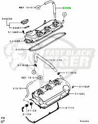 hose rocker cover pcv 1035A790