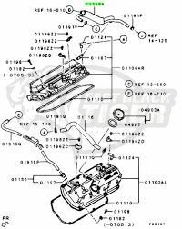hose assy rocker cov 1035A799
