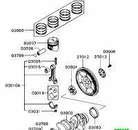 plate crankshaft thrust 1052A193