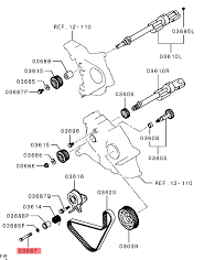 bolt balancer belt train 1125A026