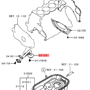 strainer eng oil pan1220A006