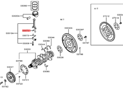 bearing connrod 1115A681