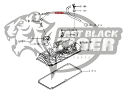 hose rocker cover breather 1035A480