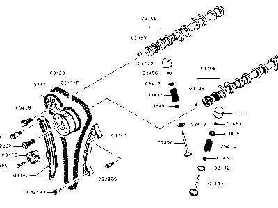 guide chain loose side 1140A046