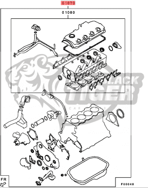 gasket kit eng overhaul 1000A162