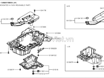 Mitsubishi Engine Oil Pan 11110A090P