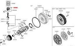 snap ring piston 1110C709