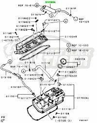 hose assy rocker cov 1035A799